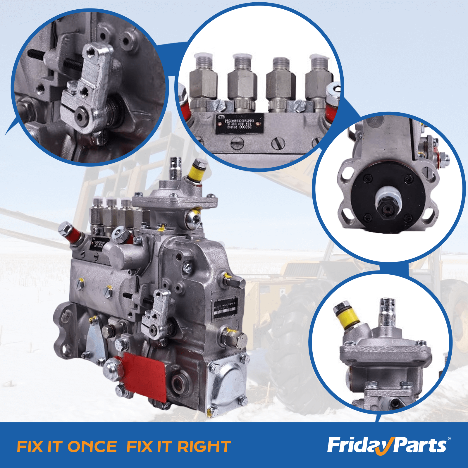 Einspritzpumpe 3,9L CASEFür CASE