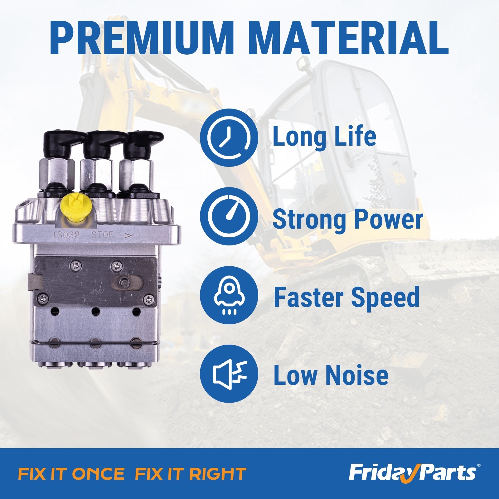 Fuel Injection Pump Assembly for Engine,Loader