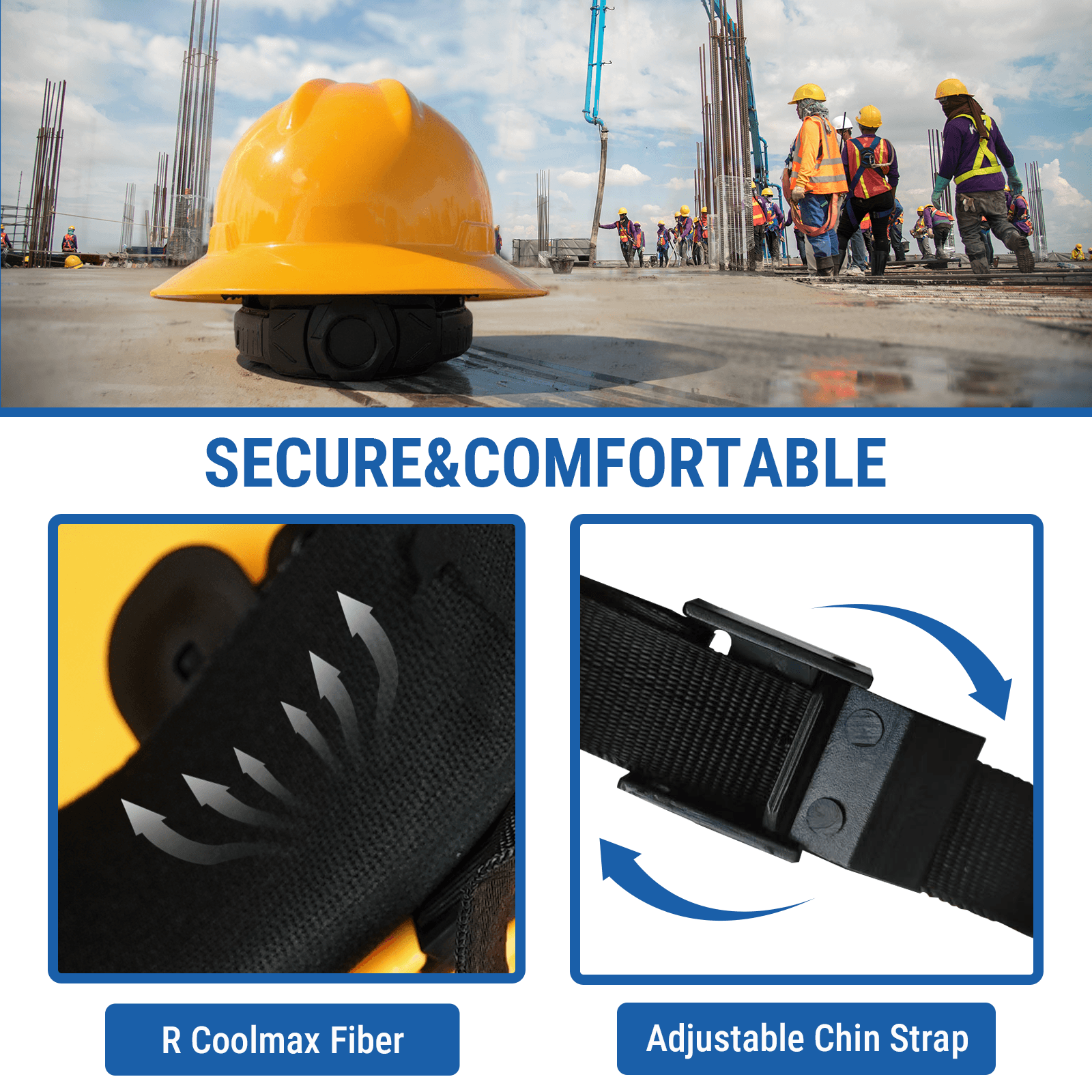  Full Brim Safety Hard Hat For OTHER BRAND