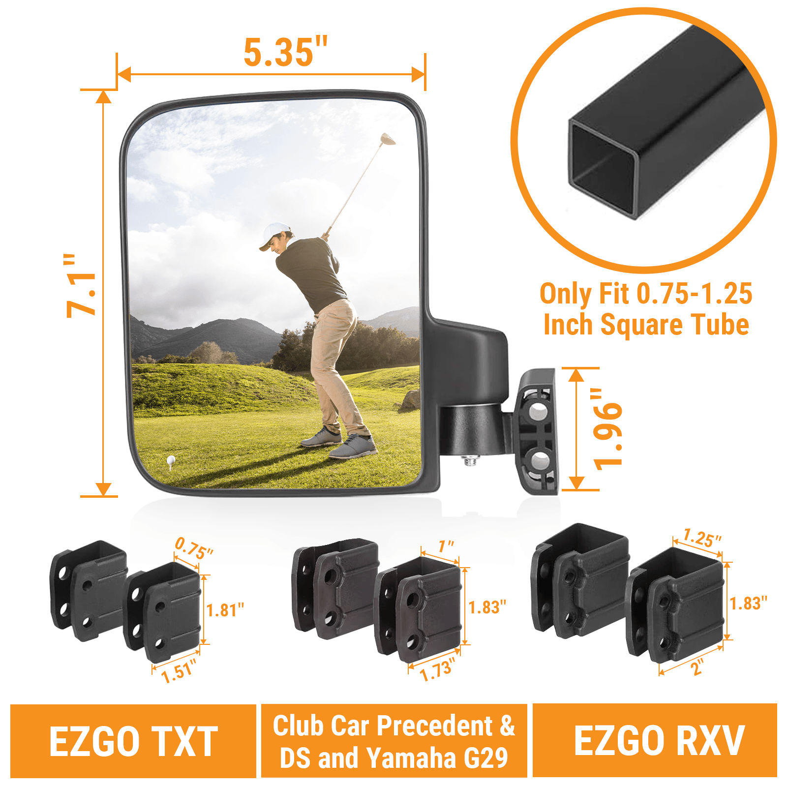 FridayParts Side Rear View Mirror