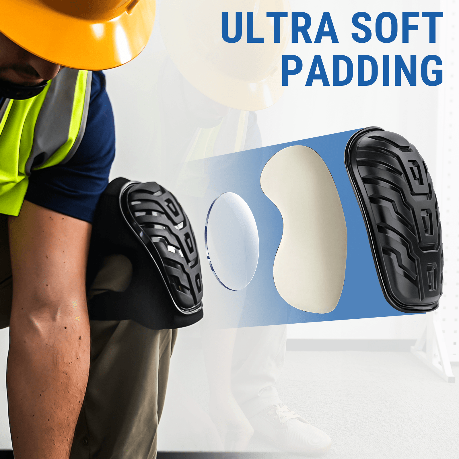 Hand & Power Tools Heavy Duty Hard Shell Knee Pads