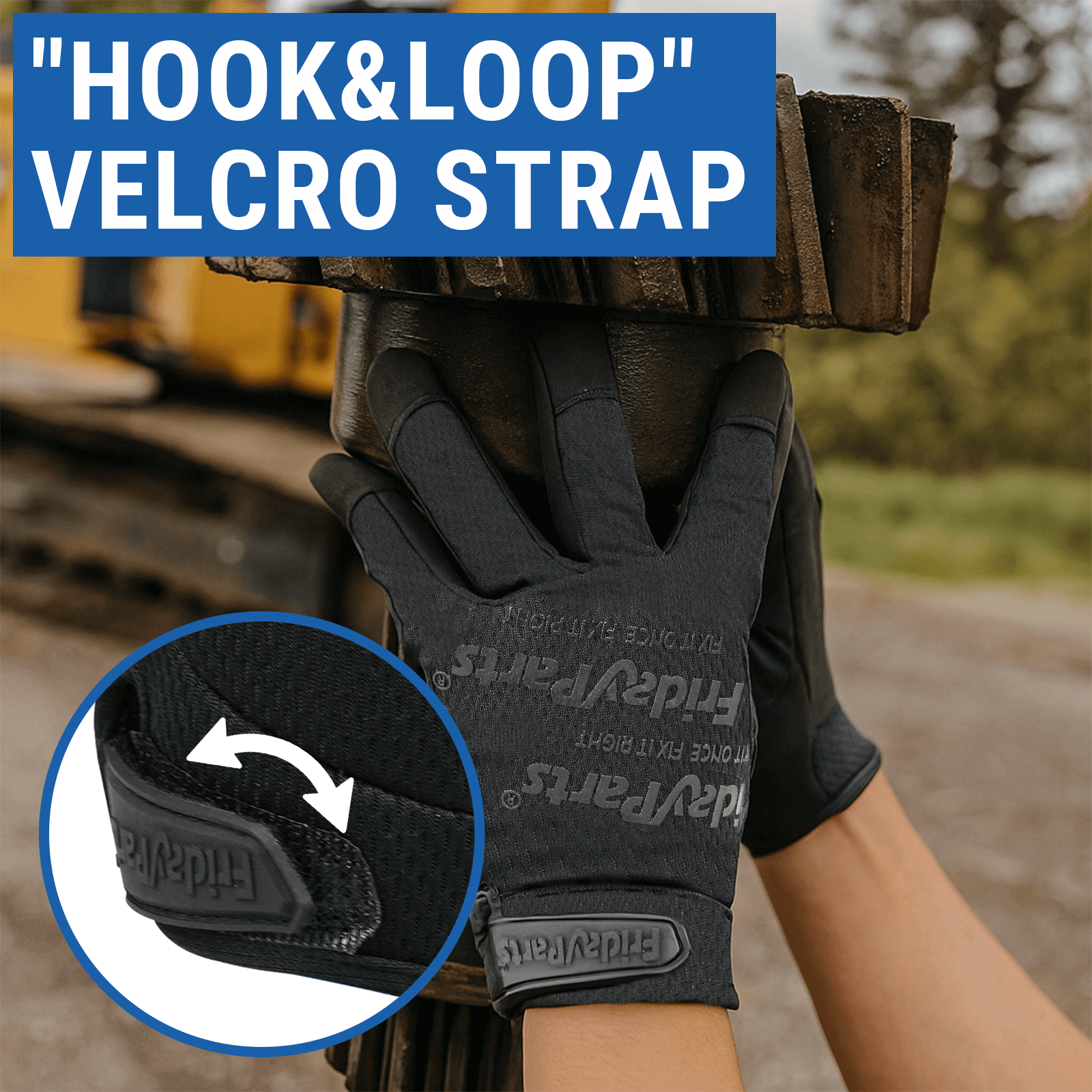 FridayParts Multi Purpose Industrial Grip Glove