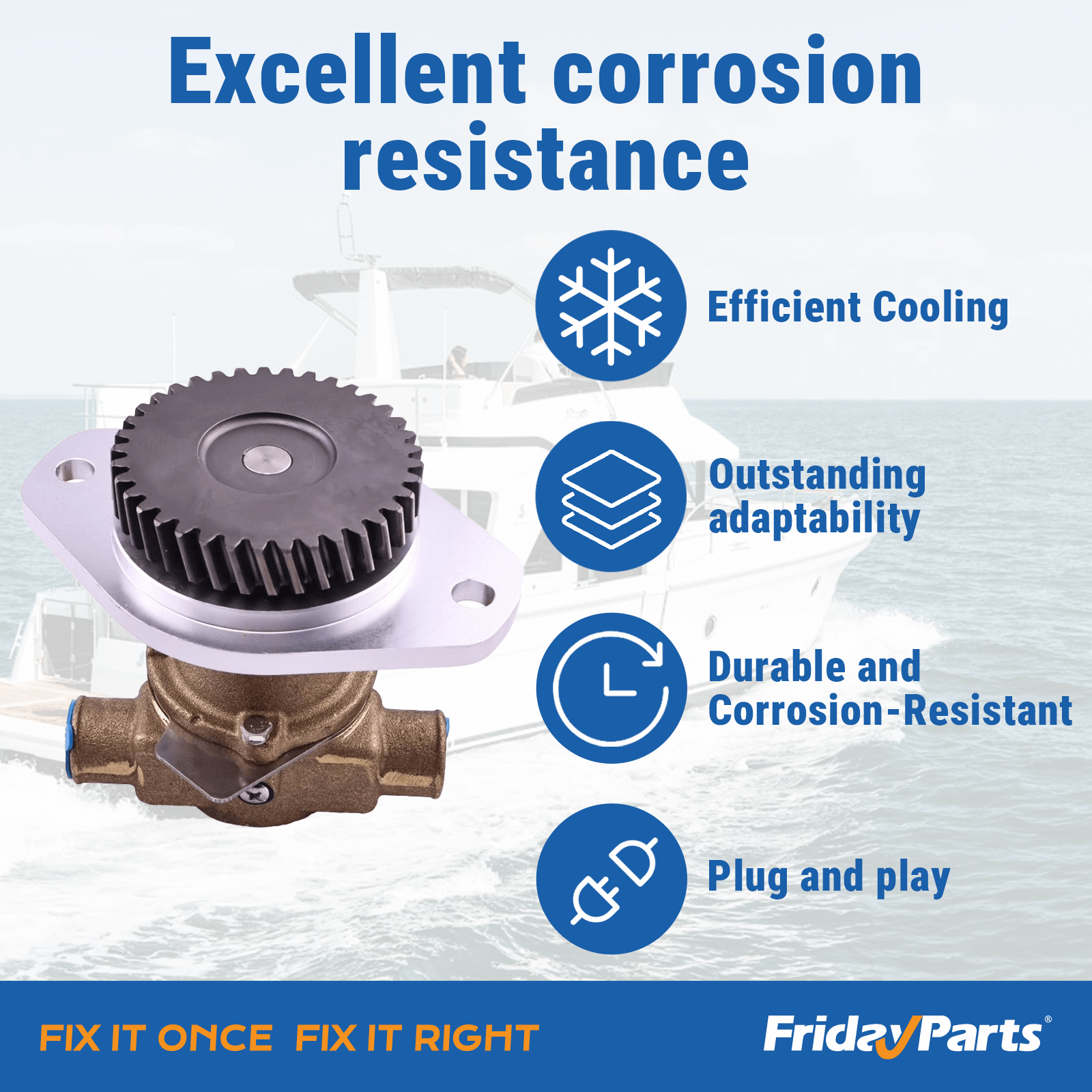 Seewasserpumpefür Motor