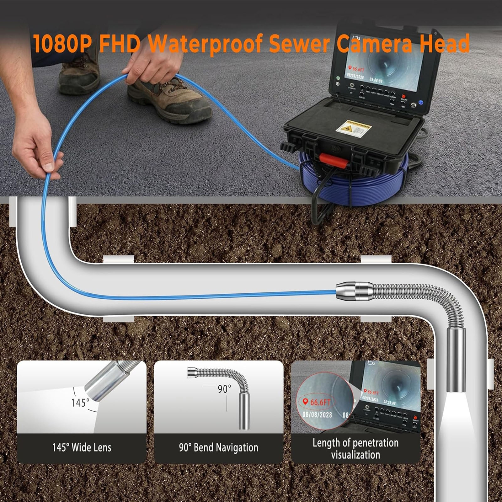 Caméra d'égout Pour AUTRE MARQUE