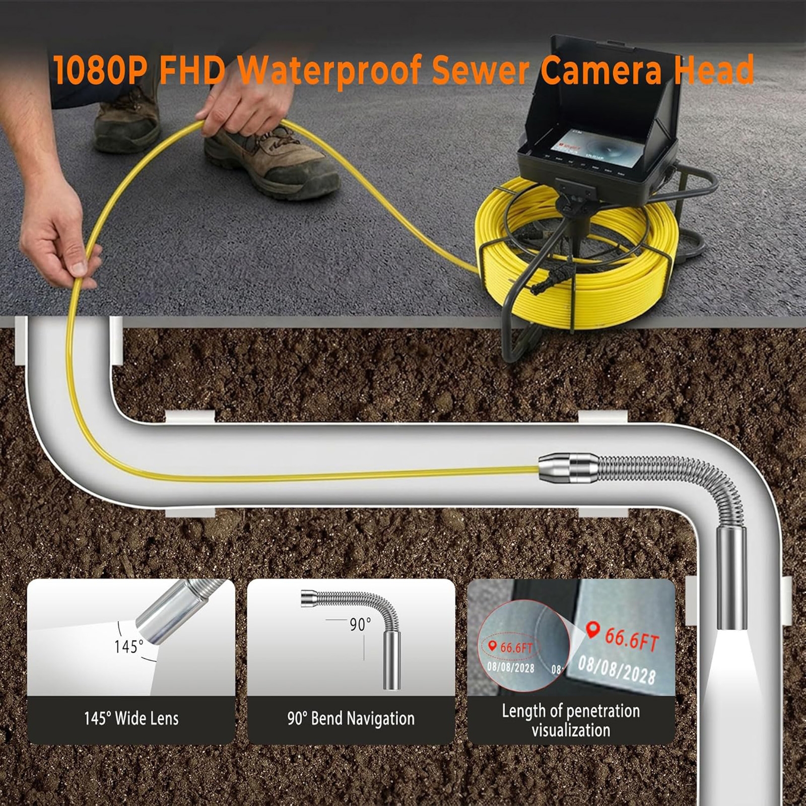 Caméra d'égout Pour AUTRE MARQUE