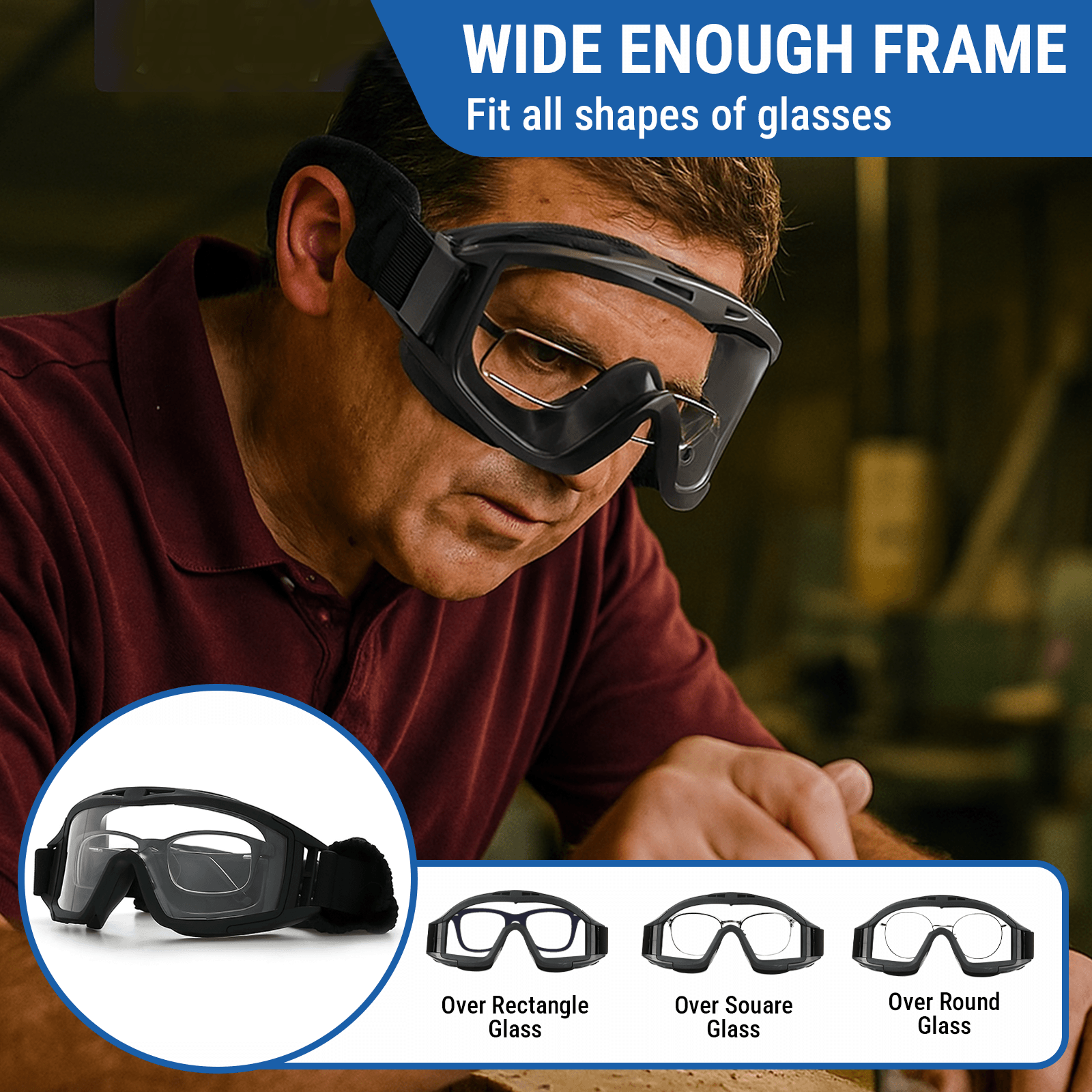 Hand & Power Tools Tactical Anti Fog Shooting Goggles Military Style Desert Eyewear