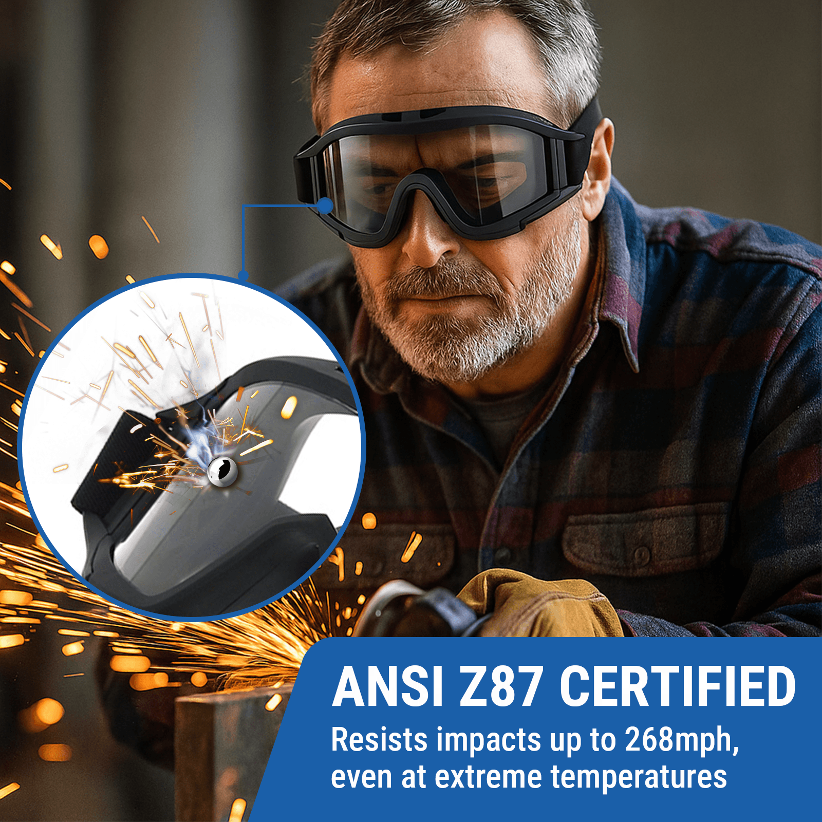 Tactical Anti Fog Shooting Goggles Military Style Desert Eyewear in Stock in China,USA