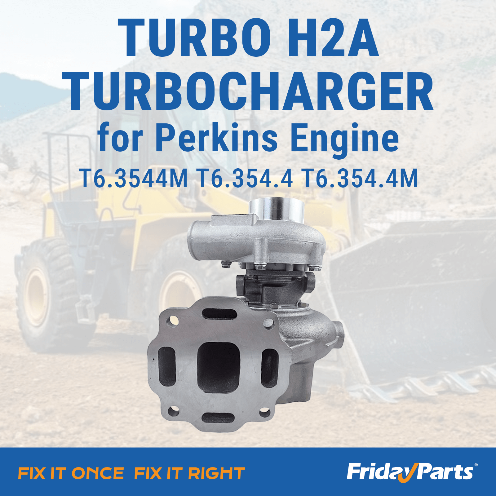 Turbo H2A Turbocharger for Engine