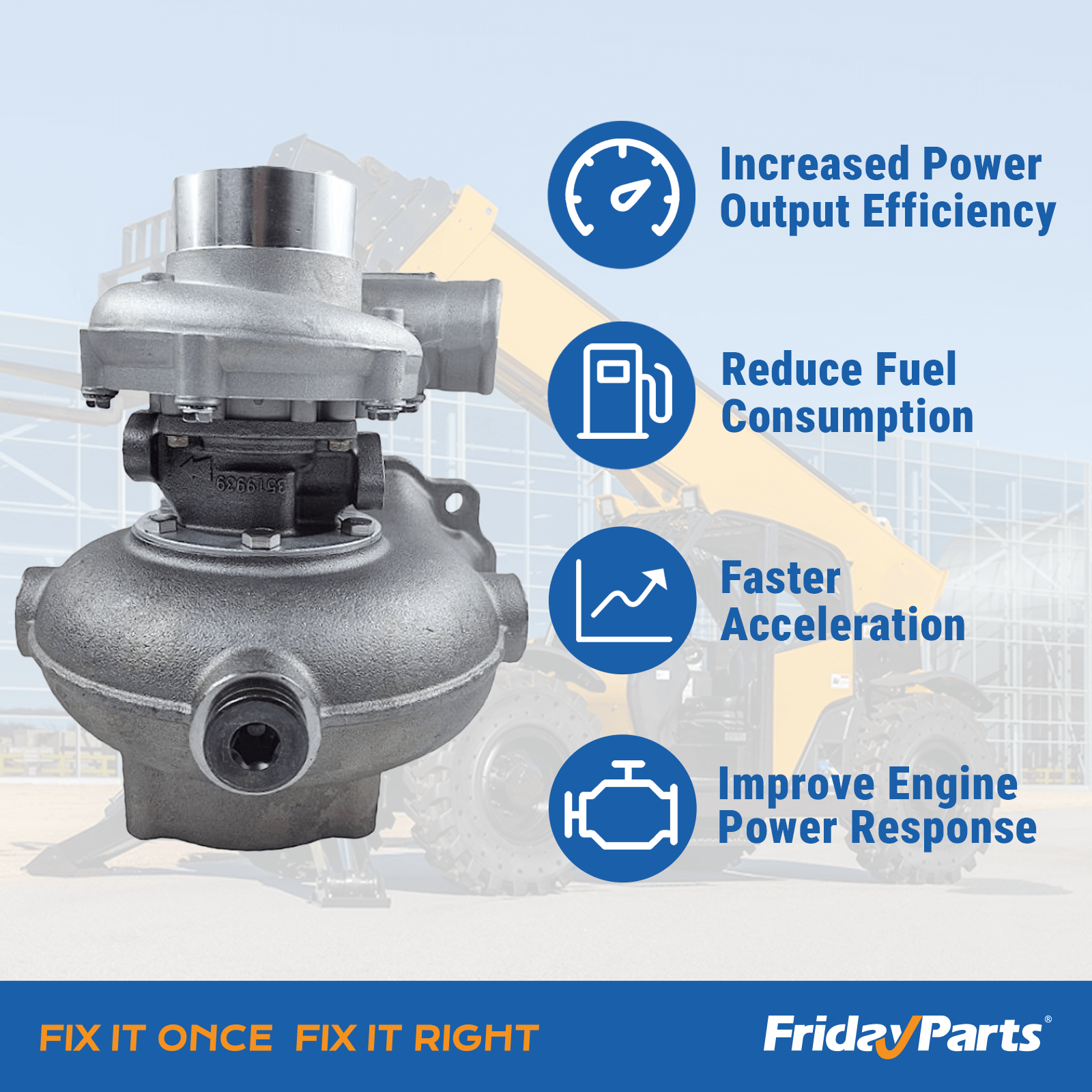 Engine Turbo H2A Turbocharger