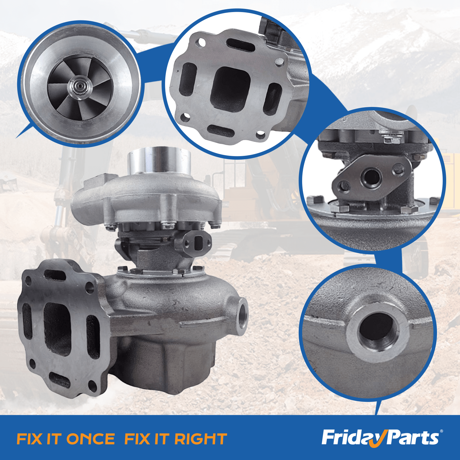 Turbo H2A Turbocharger in Stock in China