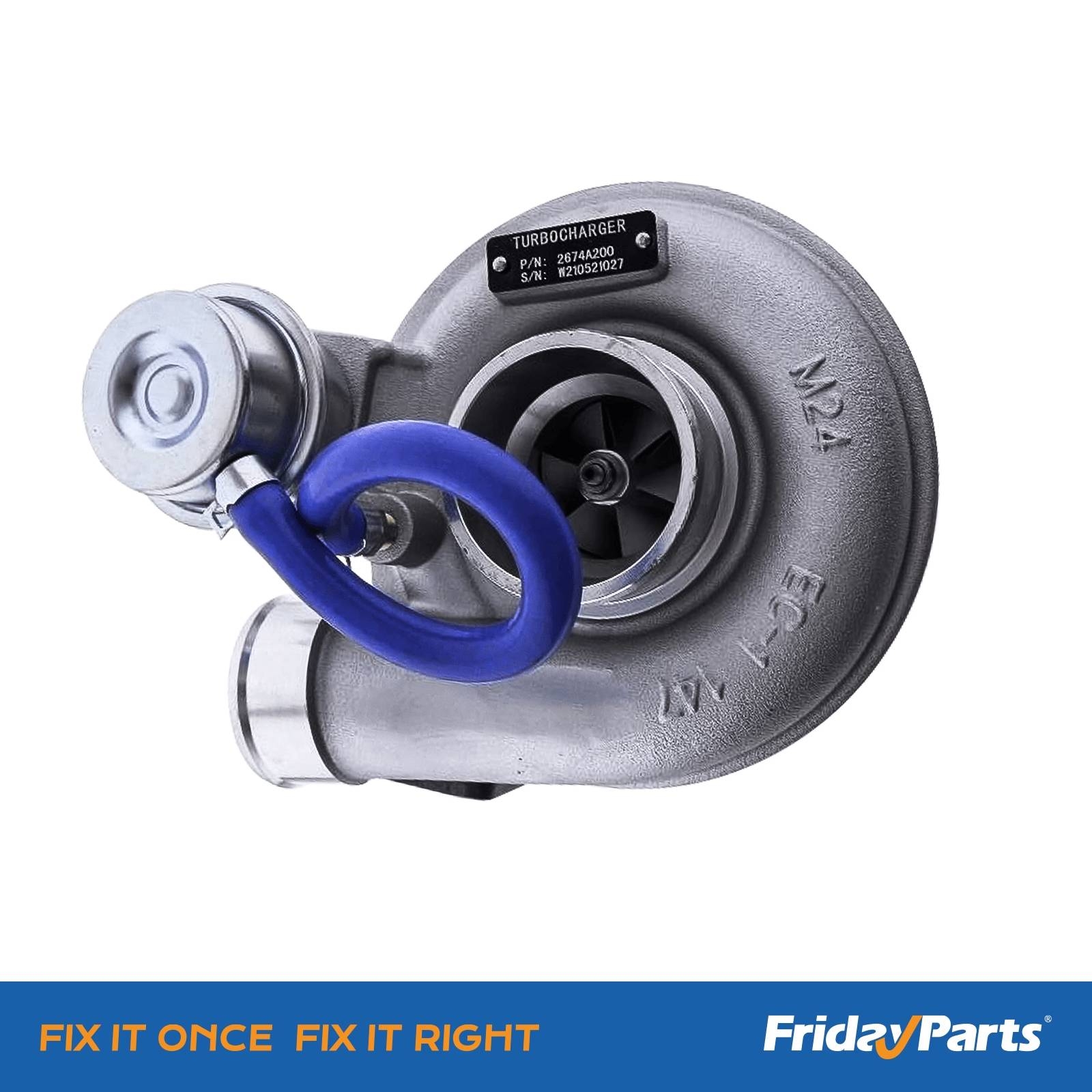 Turbocompresor Turbo GT2556S 2674A200 para motor Perkins 1104C-44T 1104C-E44T 1104C-44TA 1104C-E44TA Para OTRA MARCA