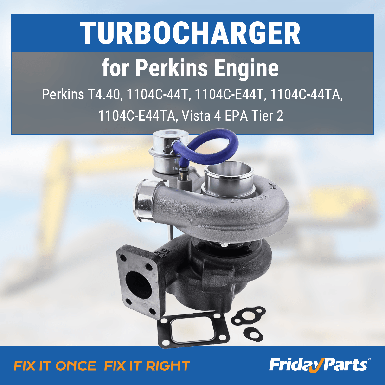 Turbocompresor Turbo GT2556S 2674A200 para motor Perkins 1104C-44T 1104C-E44T 1104C-44TA 1104C-E44TA Para OTRA MARCA