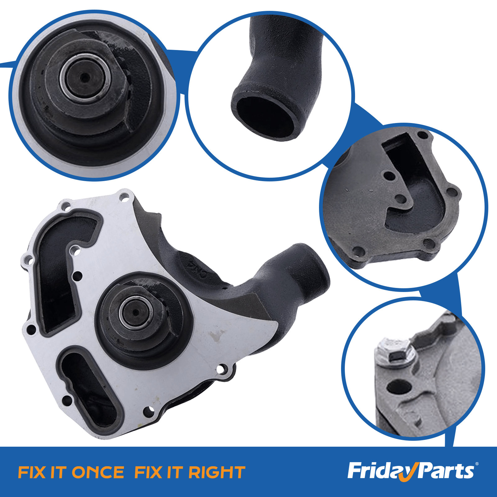 Water Pump With Gasket in Stock in China,USA,China Stock,United Kingdom,Germany