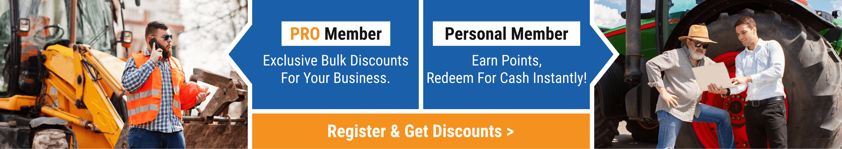 FridayParts Membership Banner – PRO and Personal options and benefits