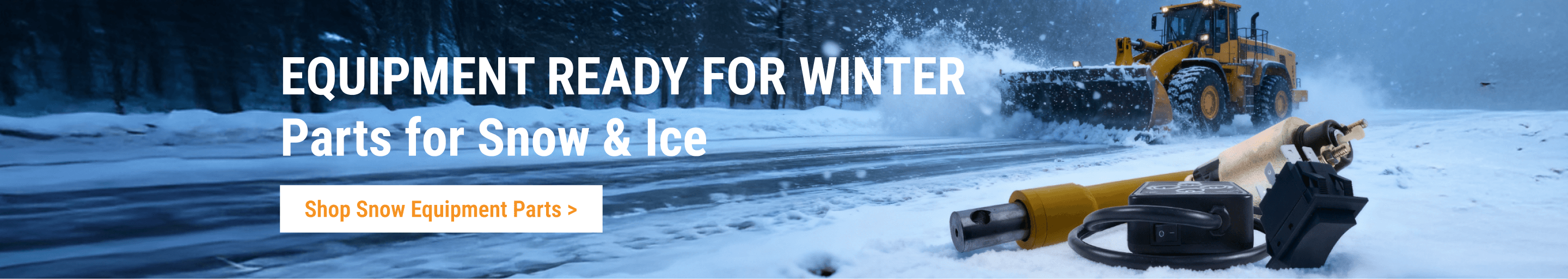 Equipment ready for winter: Parts for Snow & Ice machinery. Shop Snow Equipment Parts now.