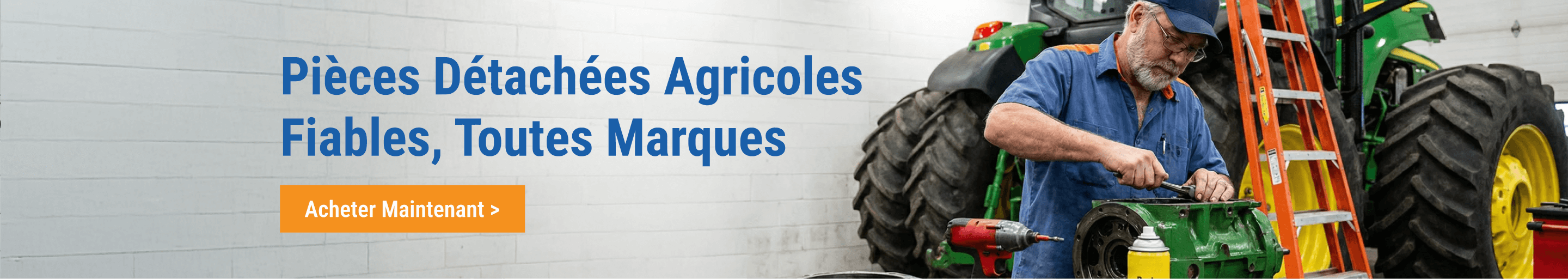 Pièces de rechange agricoles de qualité pour toutes les grandes marques de tracteurs et matériel agricole sur FridayParts.