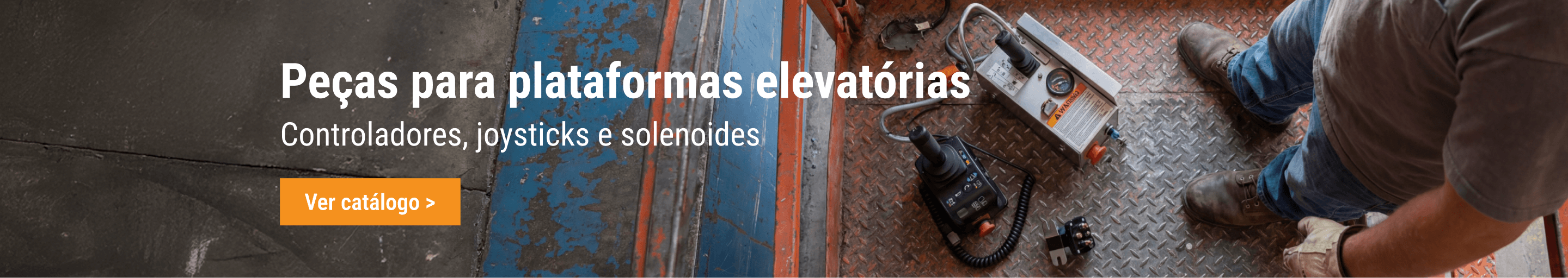 Peças premium para equipamentos de elevação: controladores, joysticks e solenoides na FridayParts.