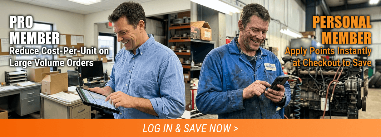 Off-road machinery parts member benefits: bulk order discounts & instant checkout point rewards in FridayParts