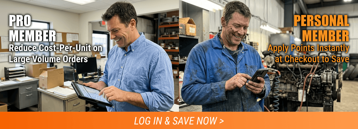 Off-road machinery parts member benefits: bulk order discounts & instant checkout point rewards in FridayParts