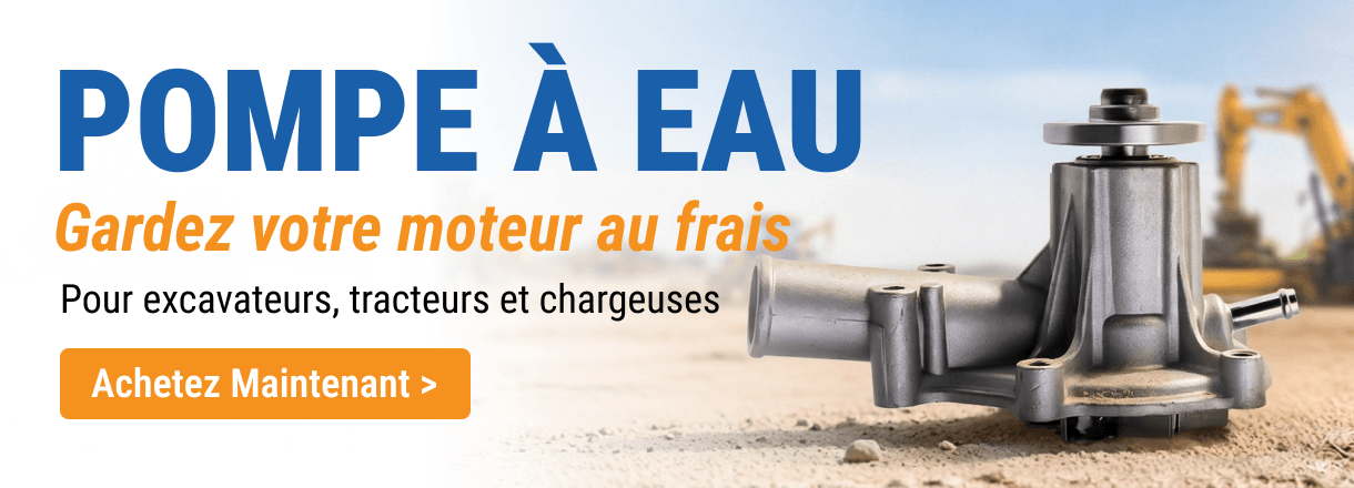 Pieces FridayParts pour engins de chantier, water pump.
