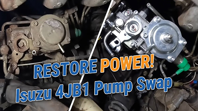 Isuzu 4JB1 2.8L Fuel Injection Pump Replacement