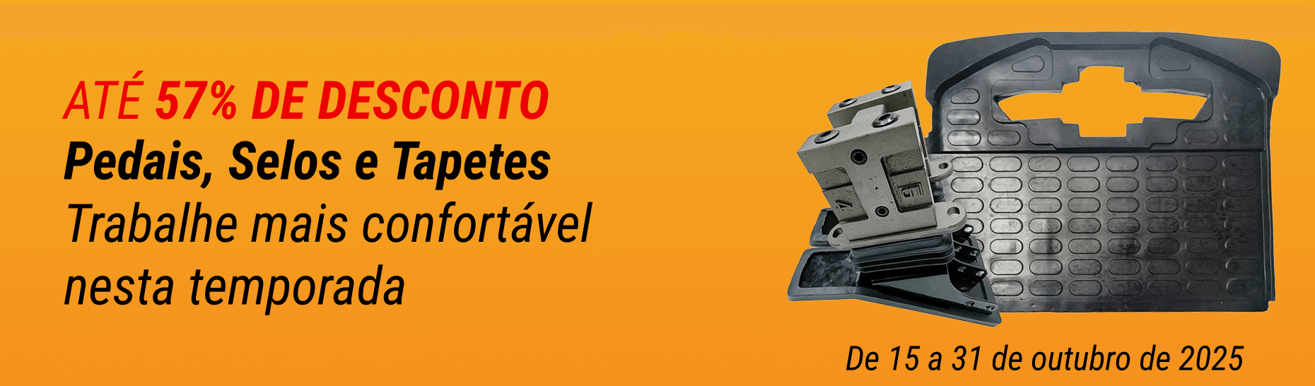 Grandes ofertas da FridayParts em peças de motor, elétricas e de manutenção para equipamentos agrícolas e de construção.