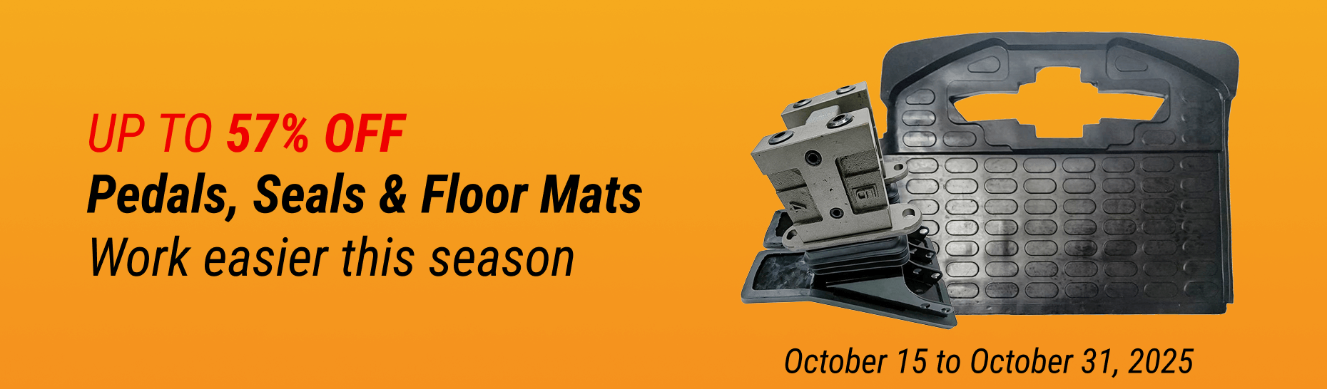 FridayParts big deals on engine, electrical, and maintenance parts & tools for farming & construction equipment.